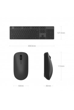 کیبورد و موس وایرلس بی سیم مدل WXJS01YM شیائومی - Xiaomi Wireless Keyboard and Mouse Set WXJS01YM